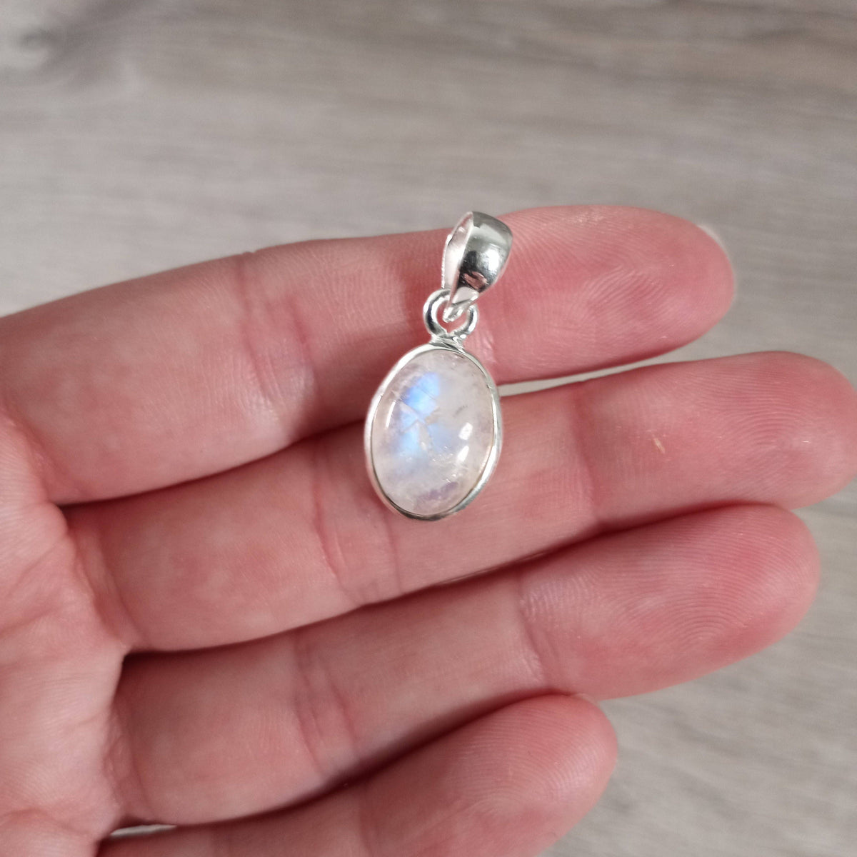 Sterling Silver Oval Gemstone Pendants - Assorted Crystal Jewelry Wholesale