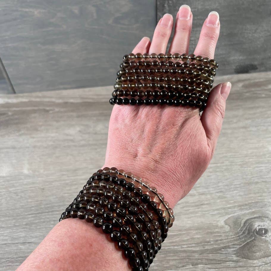 Gemstone Beaded Stretch Bracelets 6mm  – Bulk Jewelry