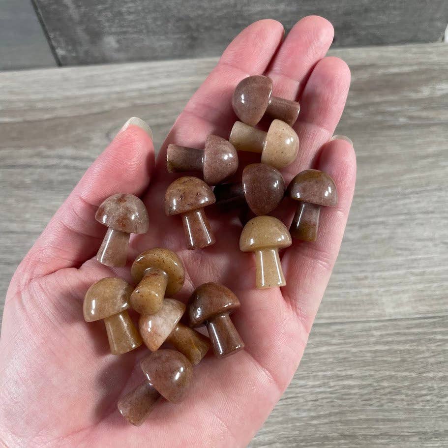 Small Gemstone Mushrooms for Crystal and Gift Shops