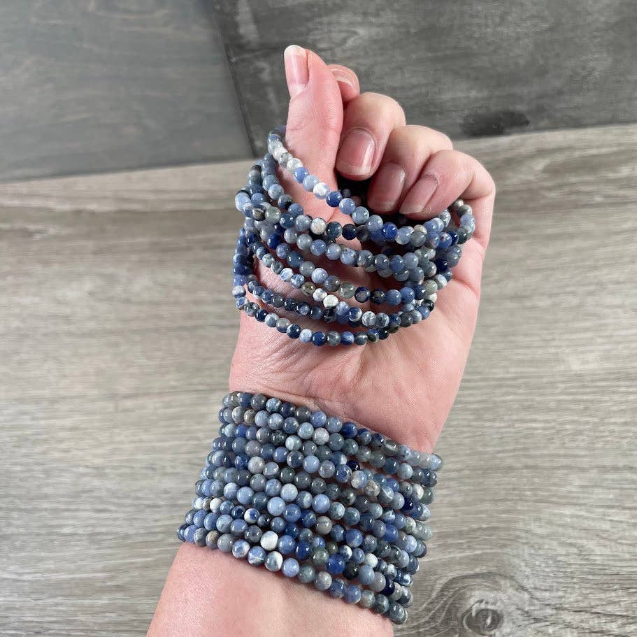 Bracelets Gemstone Bead 4mm -  Crystal Shops & Gift Retailers