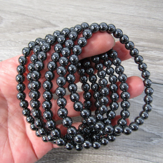 Gemstone Beaded Stretch Bracelets 6mm  – Bulk Jewelry