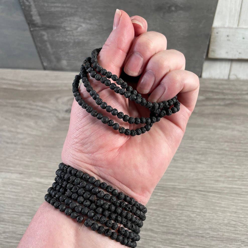 Bracelets Gemstone Bead 4mm -  Crystal Shops & Gift Retailers