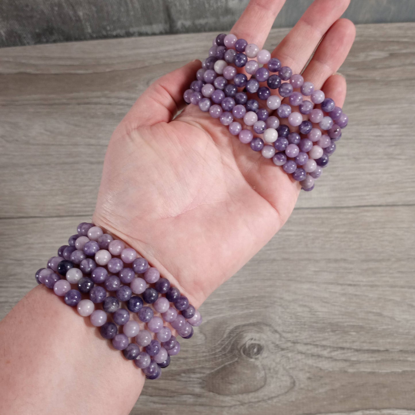 Gemstone Beaded Stretch Bracelets 6mm  – Bulk Jewelry