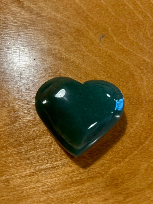 Green Aventurine heart large