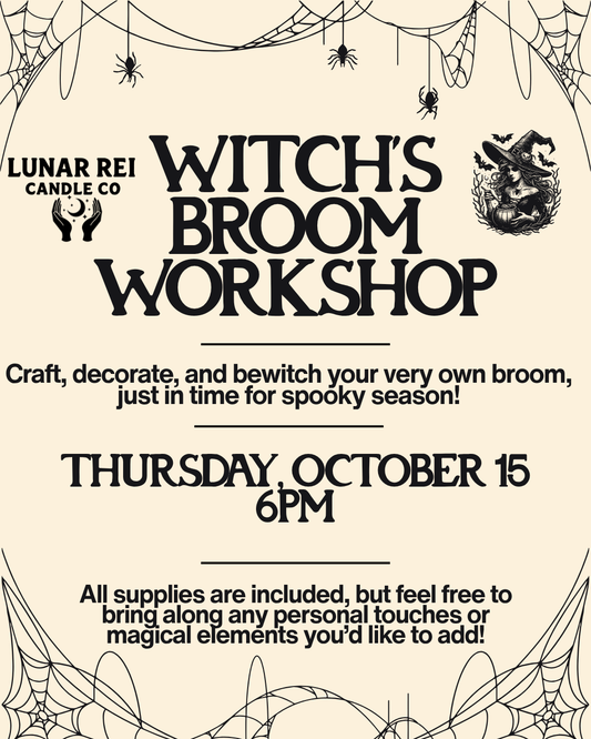 Broom Workshop October 15 6PM