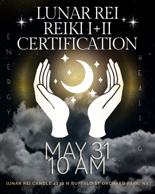 Lunar Rei Reiki I + II Certification