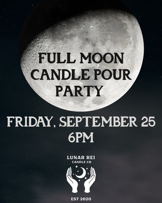 Full Moon Pour Party September 25 6PM