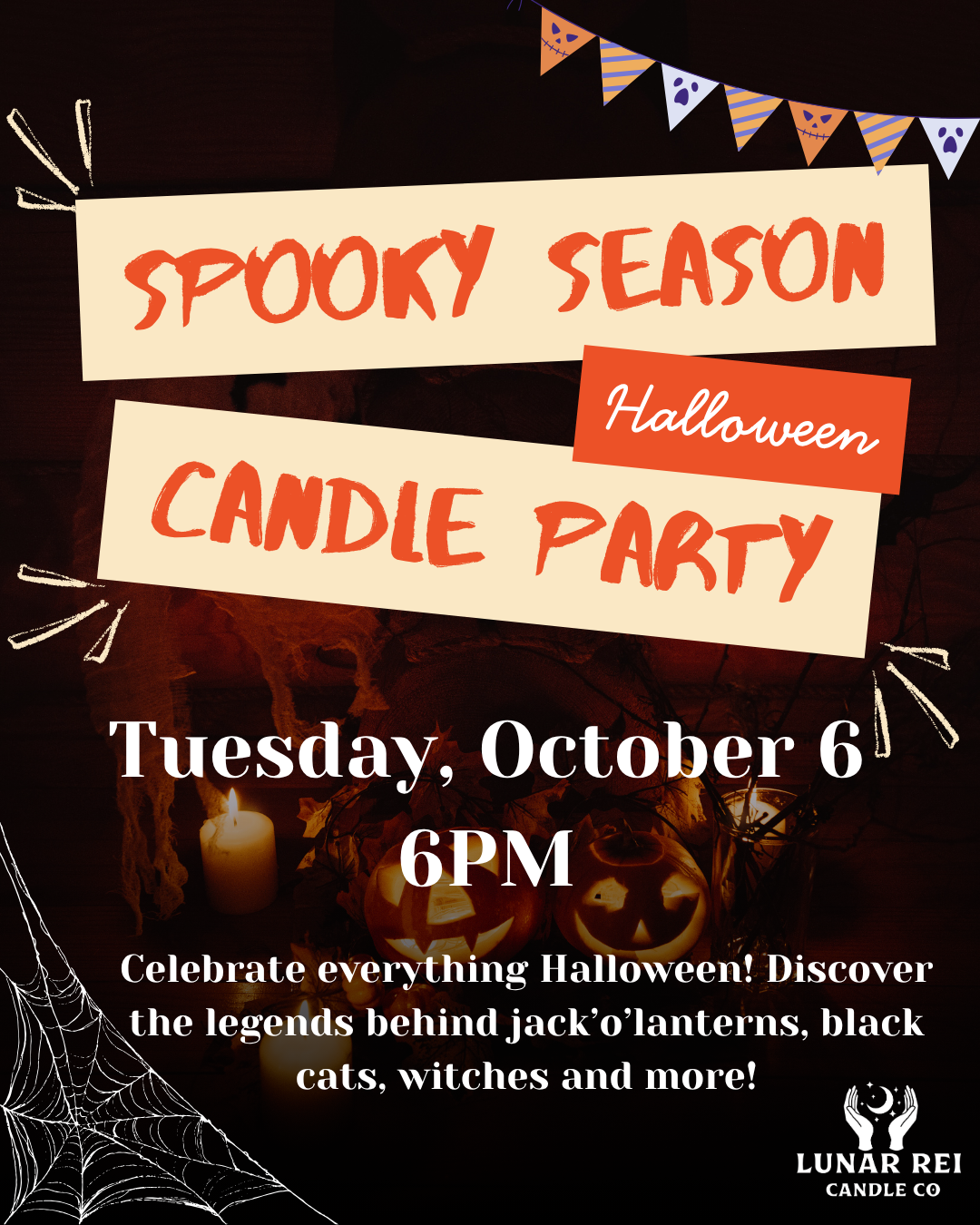 Spooky Season Pour Party October 6 6PM