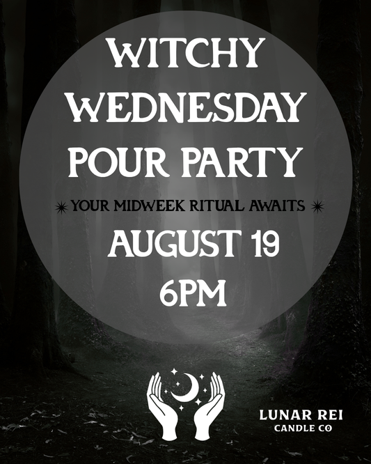 Witchy Wednesday Party August 19 6pm