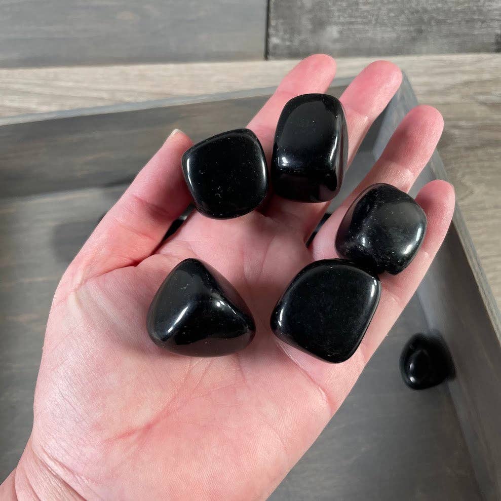 Obsidian Tumbled Stones – 1 Pound Lot of Crystals