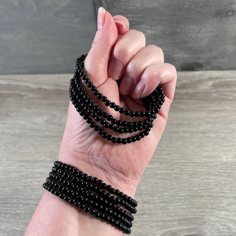 Bracelets Gemstone Bead 4mm -  Crystal Shops & Gift Retailers