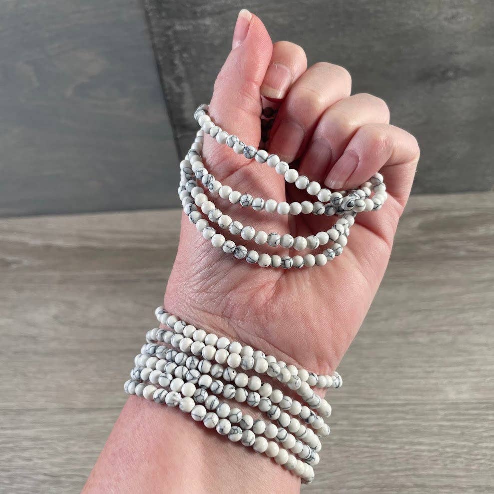Bracelets Gemstone Bead 4mm -  Crystal Shops & Gift Retailers