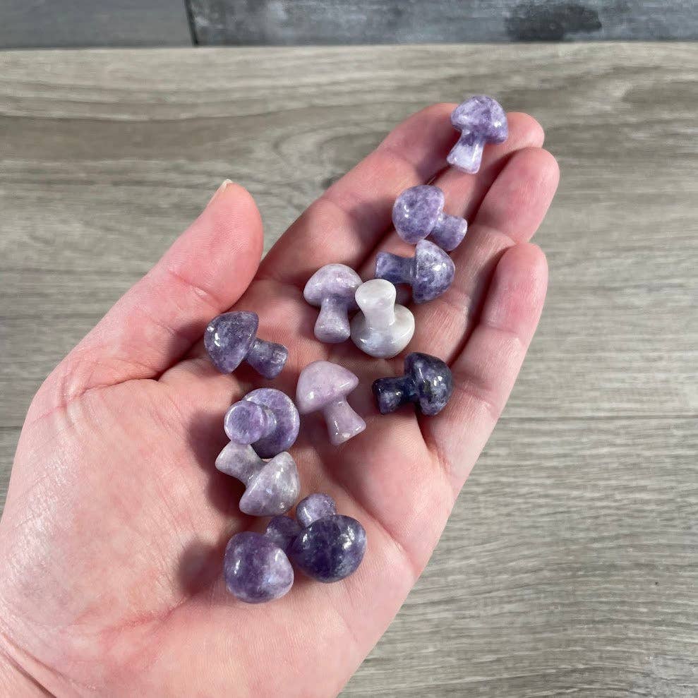 Small Gemstone Mushrooms for Crystal and Gift Shops