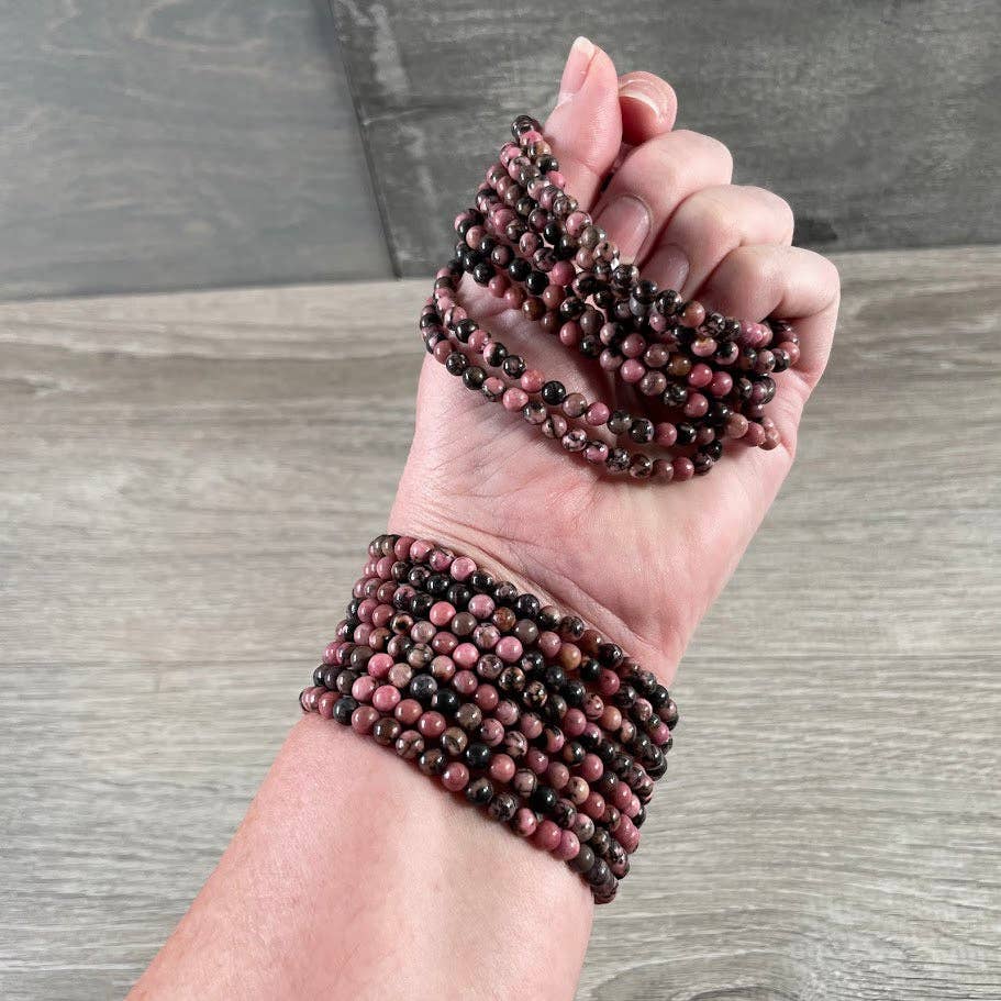 Bracelets Gemstone Bead 4mm -  Crystal Shops & Gift Retailers
