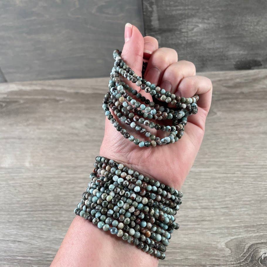 Bracelets Gemstone Bead 4mm -  Crystal Shops & Gift Retailers
