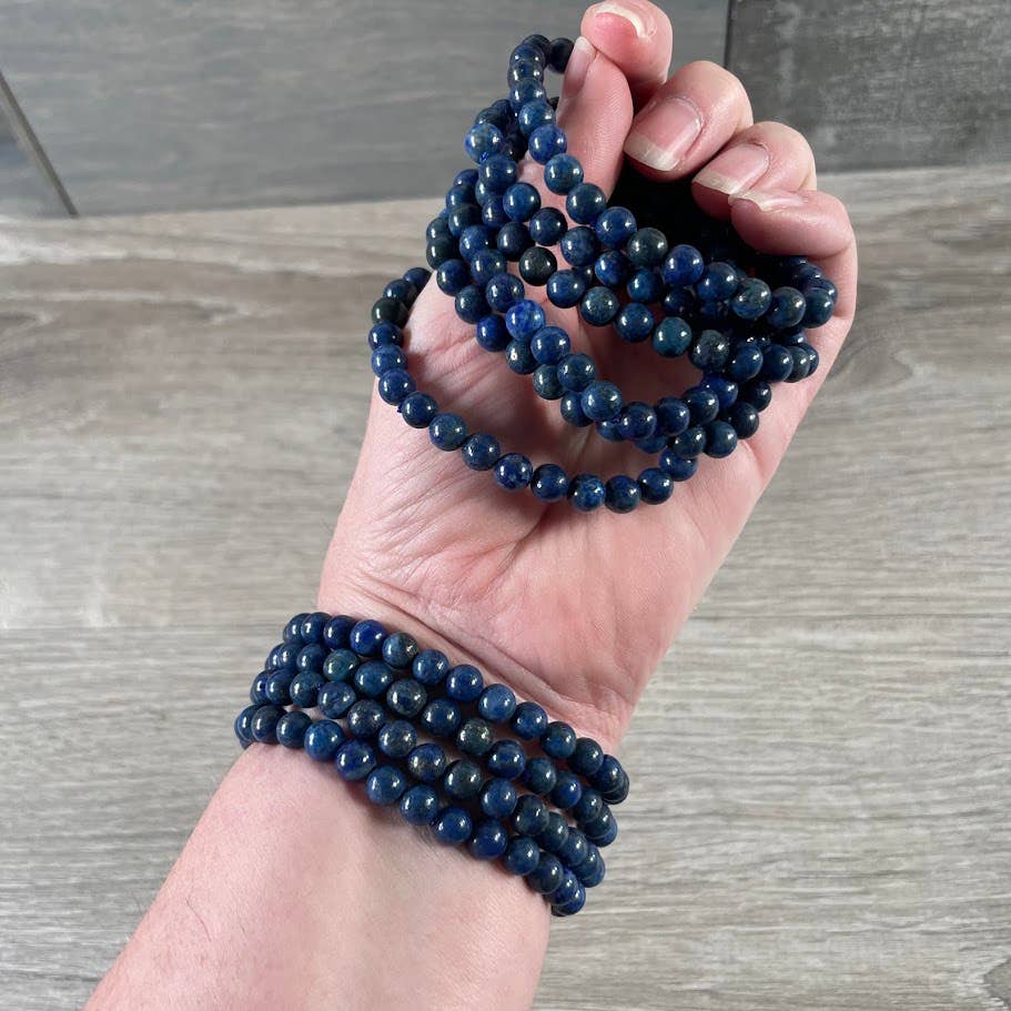 Gemstone Beaded Stretch Bracelets 6mm  – Bulk Jewelry